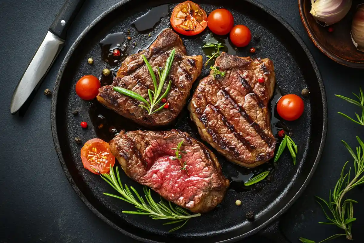flap meat steak uses – sliced grilled flap meat steak on a cutting board
