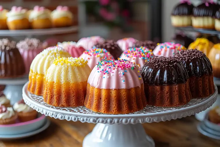 Nothing Bundt Cakes Display with Various Flavors