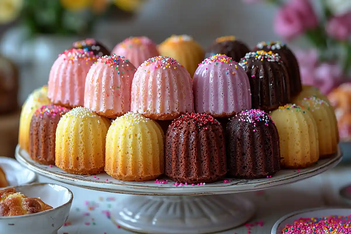Nothing Bundt Cakes Display with Various Flavors