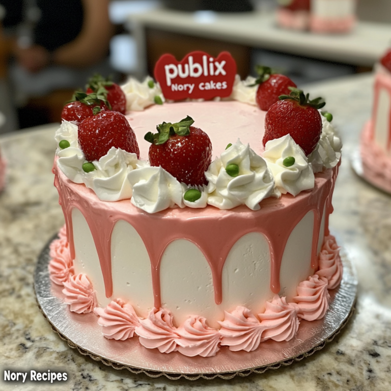 Publix Cakes – a variety of decorated cakes showcasing different flavors and designs