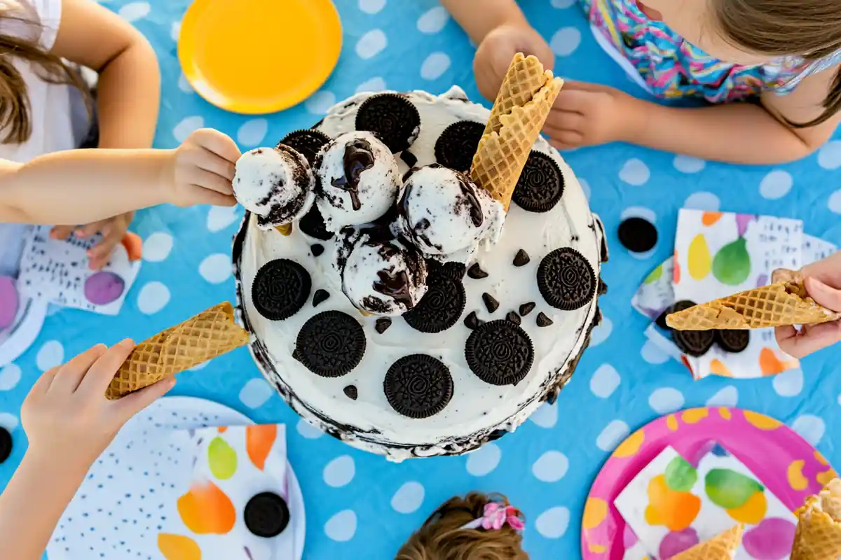 u6185574297 A vibrant flat lay of an Oreo ice cream cake deco 8c23c764 0a5d 46b3 89bd 600db4181aa1 1 www.noryrecipes.com