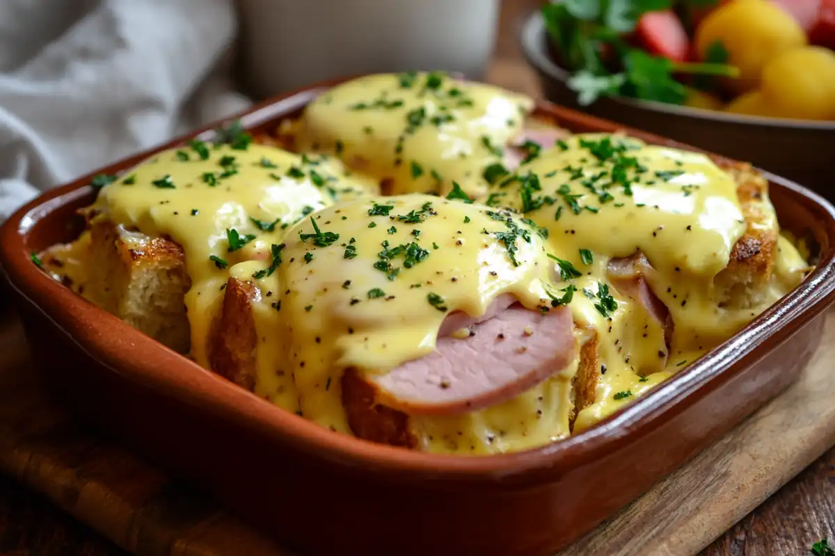 Eggs Benedict Breakfast Casserole