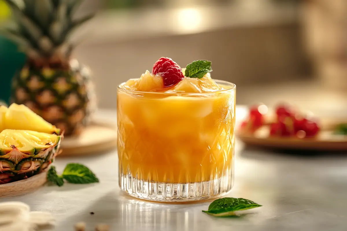u6185574297 A creative shot of a glass of pineapple juice alo 4ebb117c 3406 4b0e 8dcb 3c79413f757f 1 www.noryrecipes.com