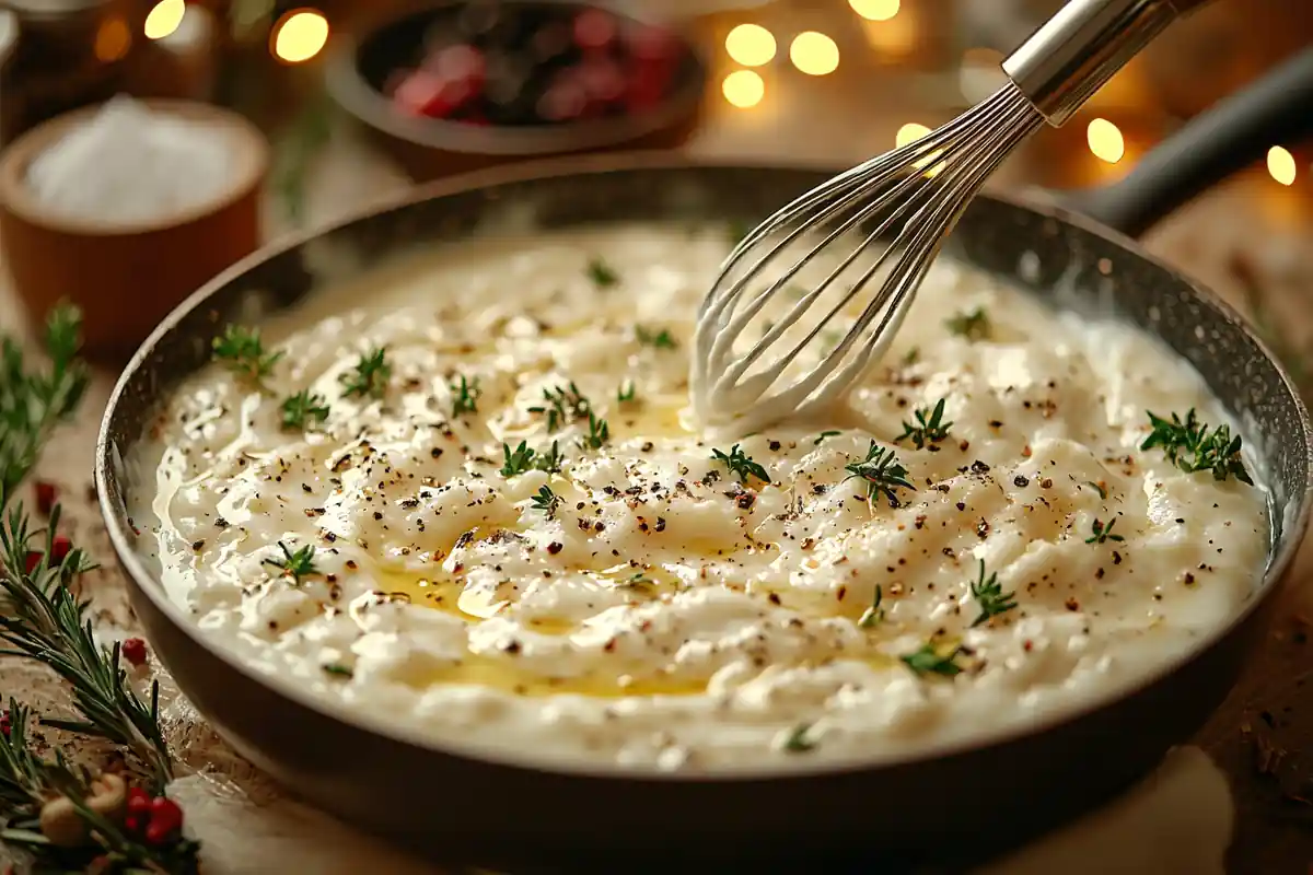 u6185574297 A saucepan of thick creamy white sauce with a whi eeaa1b80 e322 4cec bcf2 9f2965cb8243 0 www.noryrecipes.com