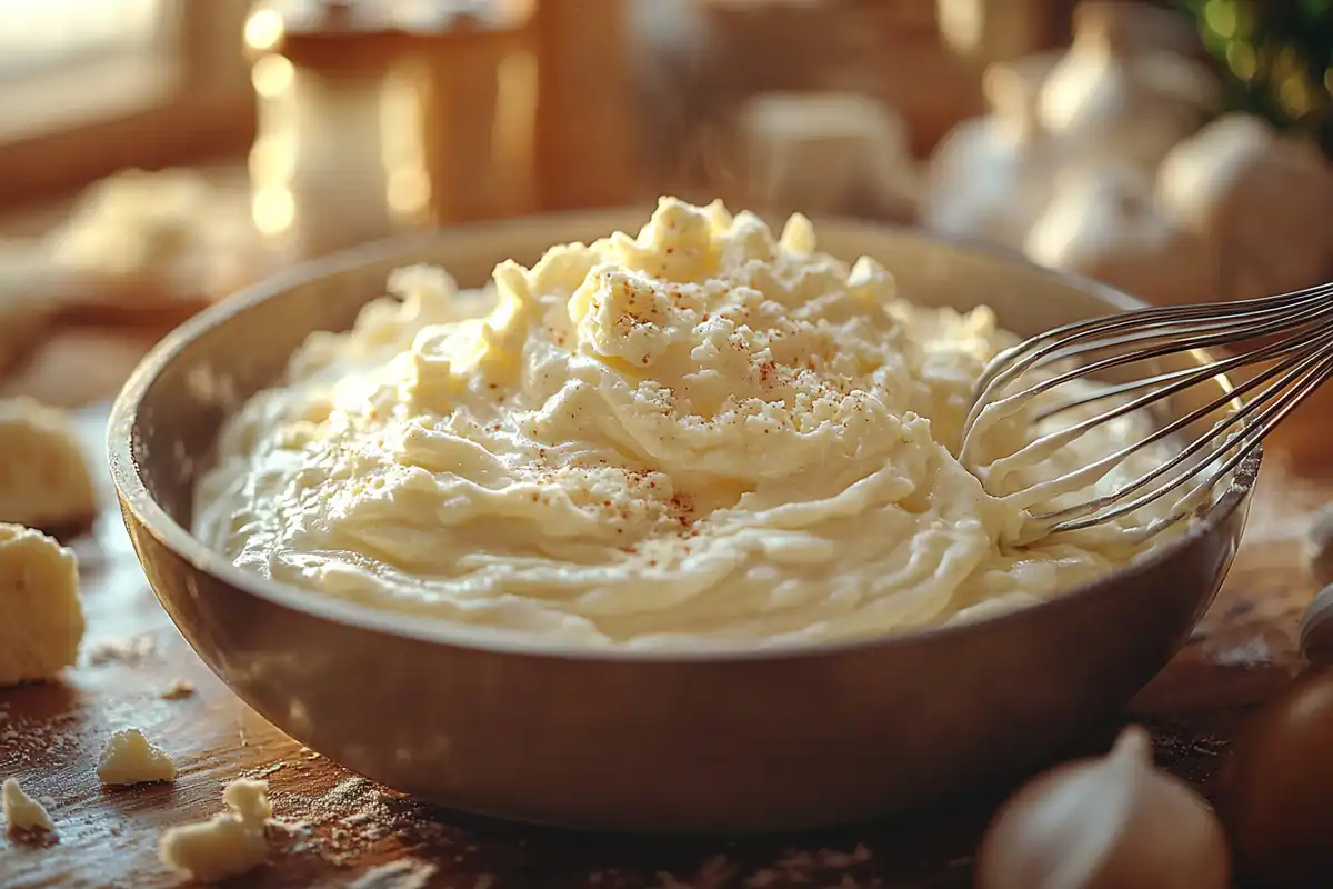 u6185574297 A saucepan of thick creamy white sauce with a whi eeaa1b80 e322 4cec bcf2 9f2965cb8243 1 www.noryrecipes.com